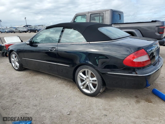 2009 Mercedes-Benz CLK-Class 3.5L with VIN WDBTK56F39T108168, listed as a Copart auction lot 76090024 with 0 mi miles and Salvage Title. Bid and sale history available at carsss.com. Image 2.