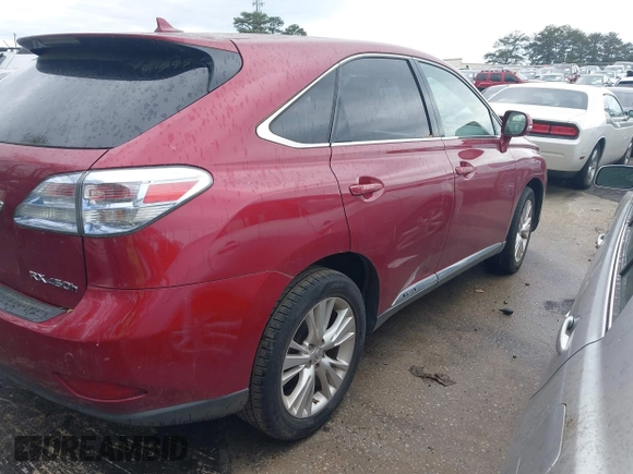 2010 Lexus RX 450h with VIN JTJZB1BA0A2001438, listed as a IAAI auction lot 41929519 with 212,730 mi miles and . Bid and sale history available at DreamBid. Image 4.