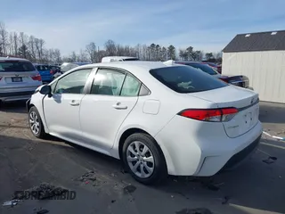 2024 Toyota Corolla Hybrid LE with VIN JTDBCMFE1RJ024065, listed as a IAAI auction lot 41612825 with 18,114 mi miles. Bid and sale history available at carsss.com. Image 3.