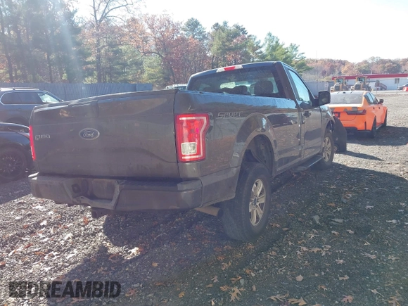 2017 Ford F-150 XL with VIN 1FTMF1E88HKC51000, listed as a IAAI auction lot 40738846 with 216,822 mi miles and . Bid and sale history available at DreamBid. Image 4.