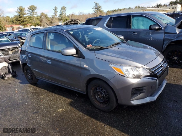 2023 Mitsubishi Mirage ES with VIN ML32AUHJ8PH006640, listed as a Copart auction lot 84852224 with 31,202 mi miles and Salvage Title. Bid and sale history available at carsss.com. Image 4.