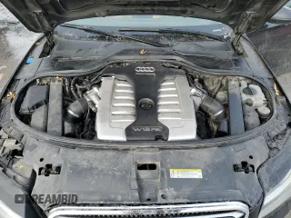 2012 Audi A8 L 6.3L with VIN WAUR4AFD1CN028907, listed as a Copart auction lot 42407755 with 143,701 mi miles and Salvage Title. Bid and sale history available at carsss.com. Image 11.