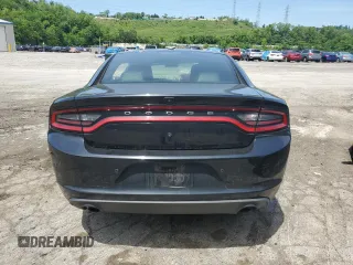 2018 Dodge Charger Police with VIN 2C3CDXKT3JH266258, listed as a Copart auction lot 55683724 with Not Provided miles and Salvage Title. Bid and sale history available at carsss.com. Image 6.
