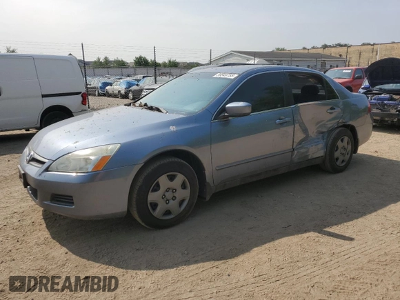 2007 Honda Accord LX with VIN 1HGCM56447A051662, listed as a Copart auction lot 59549755 with 151,794 mi miles and Salvage title. Bid and sale history available at DreamBid. Image 1.