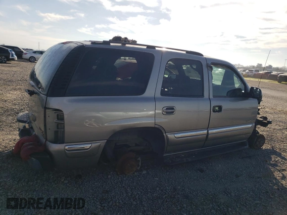 2001 GMC Yukon SLT with VIN 1GKEK13TX1R194792, listed as a Copart auction lot 47456725 with 0 mi miles and Salvage Title. Bid and sale history available at carsss.com. Image 3.