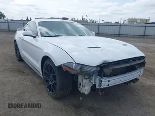 2019 Ford Mustang EcoBoost with VIN 1FA6P8THXK5143703, listed as a IAAI auction lot 42056207 with 71,251 mi miles and . Bid and sale history available at carsss.com. Image 1.