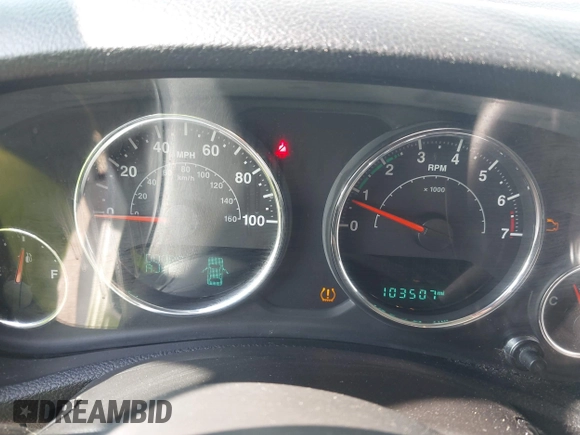 2015 Jeep Wrangler Willys Wheeler with VIN 1C4AJWAG0FL562536, listed as a IAAI auction lot 42384747 with 103,507 mi miles and . Bid and sale history available at DreamBid. Image 7.