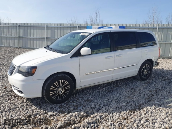 2014 Chrysler Town & Country S with VIN 2C4RC1HG9ER195342, listed as a Copart auction lot 42249075 with 127,210 mi miles and Clean Title. Bid and sale history available at carsss.com. Image 1.
