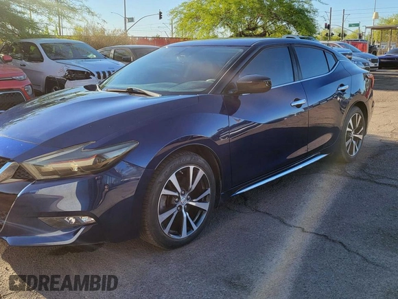2017 Nissan Maxima S with VIN 1N4AA6AP2HC412419, listed as a Copart auction lot 56523665 with 53,456 mi miles and Clean Title. Bid and sale history available at DreamBid. Image 2.