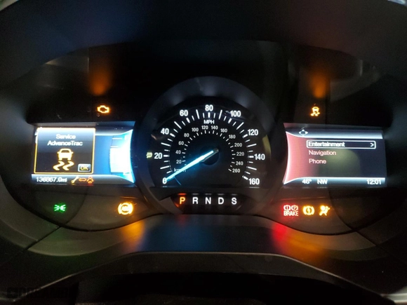 2016 Ford Edge Titanium with VIN 2FMPK4K9XGBC65184, listed as a Copart auction lot 47988585 with 136,867 mi miles and Clean Title. Bid and sale history available at carsss.com. Image 9.