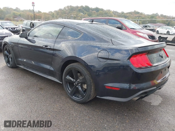 2021 Ford Mustang EcoBoost with VIN 1FA6P8TH7M5122830, listed as a IAAI auction lot 40668826 with 41,379 mi miles. Bid and sale history available at carsss.com. Image 3.