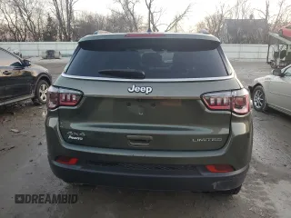 2021 Jeep Compass Limited with VIN 3C4NJDCBXMT527379, listed as a Copart auction lot 81099334 with 69,208 mi miles and Non Repairable. Bid and sale history available at carsss.com. Image 6.
