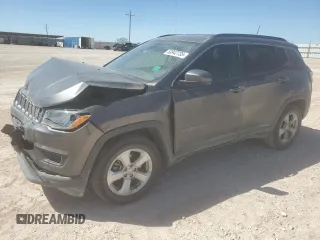 2018 Jeep Compass Latitude with VIN 3C4NJCBB3JT233703, listed as a Copart auction lot 53942735 with 143,795 mi miles and Clean title. Bid and sale history available at DreamBid. Image 1.