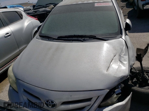 2012 Toyota Corolla L with VIN 2T1BU4EE3CC864978, listed as a Copart auction lot 45923365 with 0 mi miles and Non Repairable. Bid and sale history available at carsss.com. Image 5.