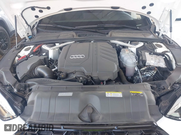 2021 Audi A5 S line Premium Plus z VIN WAUTAAF56MA029485, wystawiony jako IAAI lot #42064786 z przebiegiem 53 808 mil mil oraz . Historia ofert i sprzedaży dostępna na DreamBid. Obrazek 10.