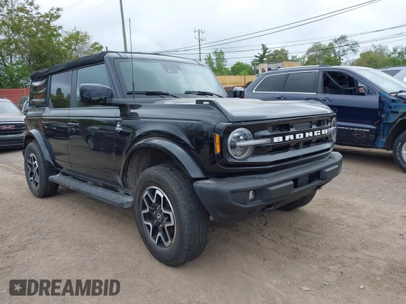 2023 Ford Bronco с VIN 1FMDE5BHXPLA83735, выставлен на аукционе IAAI как лот 42351136 с пробегом 34 737 миль миль и . История ставок и продаж доступна на DreamBid. Изображение 1.
