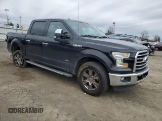 2016 Ford F-150 XLT with VIN 1FTEW1EP3GKD07399, listed as a Copart auction lot 51590505 with 132,642 mi miles and Salvage title. Bid and sale history available at DreamBid. Image 4.
