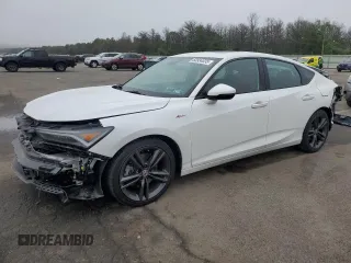 2023 Acura Integra Technology with VIN 19UDE4H63PA027850, listed as a Copart auction lot 60934035 with 23,043 mi miles and Salvage title. Bid and sale history available at DreamBid. Image 1.