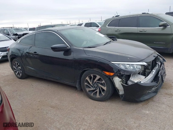 2018 Honda Civic Coupe LX-P with VIN 2HGFC4B00JH300934, listed as a IAAI auction lot 41208577 with 102,155 mi miles. Bid and sale history available at carsss.com. Image 13.