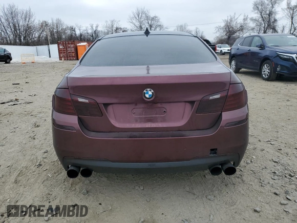 2014 BMW 5 Series 550i xDrive with VIN WBAKP9C5XEDZ35149, listed as a Copart auction lot 48979585 with Not provided miles and Salvage title. Bid and sale history available at DreamBid. Image 6.
