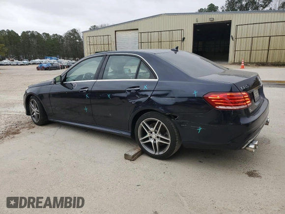 2014 Mercedes-Benz E 550 Sport with VIN WDDHF9BB2EA941669, listed as a Copart auction lot 43350365 with 131,978 mi miles and Salvage Title. Bid and sale history available at DreamBid. Image 2.