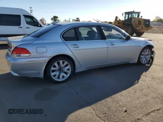 2003 BMW 7 Series 745Li with VIN WBAGN63433DS43345, listed as a Copart auction lot 81220114 with Not Provided miles and Non Repairable. Bid and sale history available at carsss.com. Image 3.