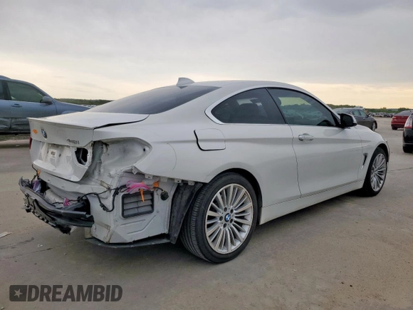 2015 BMW 4 Series 428i с VIN WBA3N3C5XFK234700, выставлен на аукционе Copart как лот 54837525 с пробегом 133 341 миль миль и Списание • Salvage title. История ставок и продаж доступна на DreamBid. Изображение 3.