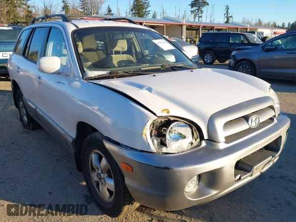 2006 Hyundai Santa Fe GLS with VIN KM8SC13D76U105720, listed as a IAAI auction lot 41559249 with 180,436 mi miles. Bid and sale history available at carsss.com. Image 6.