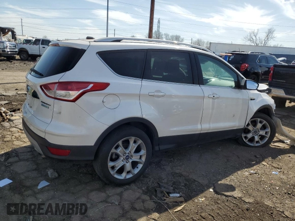 2016 Ford Escape Titanium with VIN 1FMCU0JX3GUB14361, listed as a Copart auction lot 49356585 with 122,409 mi miles and Clean Title. Bid and sale history available at carsss.com. Image 3.