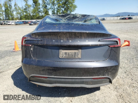 2024 Tesla Model 3 z VIN 5YJ3E1EA0RF724968, wystawiony jako Copart lot #55357885 z przebiegiem Nie podano mil oraz Szkoda całkowita • Salvage title. Historia ofert i sprzedaży dostępna na DreamBid. Obrazek 6.