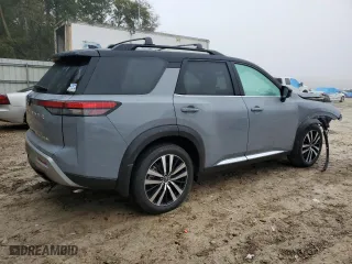 2024 Nissan Pathfinder Platinum with VIN 5N1DR3DH6RC259379, listed as a Copart auction lot 43399045 with 19,750 mi miles and Salvage Title. Bid and sale history available at carsss.com. Image 3.