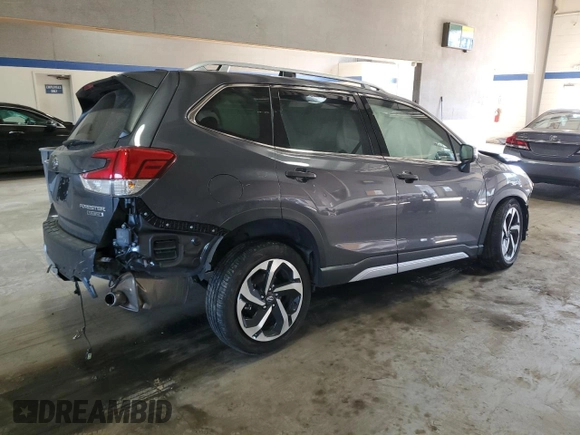 2023 Subaru Forester Touring with VIN JF2SKARC6PH545915, listed as a Copart auction lot 42570395 with 0 mi miles and Salvage Title. Bid and sale history available at carsss.com. Image 3.