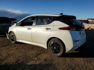 2025 Nissan LEAF SV Plus with VIN 1N4CZ1CV5SC558997, listed as a Copart auction lot 44338375 with 4,440 mi miles and Salvage Title. Bid and sale history available at carsss.com. Image 2.