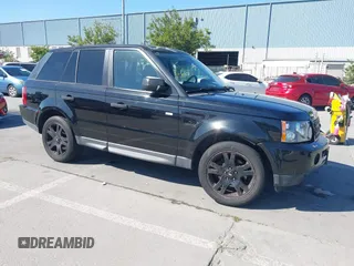 2009 Land Rover Range Rover Sport HSE with VIN SALSK25409A214187, listed as a IAAI auction lot 42294062 with 120,431 mi miles and . Bid and sale history available at DreamBid. Image 1.