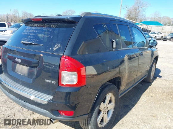 2012 Jeep Compass Limited with VIN 1C4NJCCB2CD605510, listed as a IAAI auction lot 41817614 with 151,779 mi miles and . Bid and sale history available at DreamBid. Image 4.
