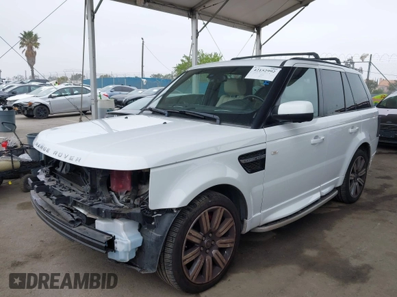 2013 Land Rover Range Rover Sport SC with VIN SALSH2E40DA800038, listed as a IAAI auction lot 42152992 with 119,438 mi miles and . Bid and sale history available at DreamBid. Image 2.