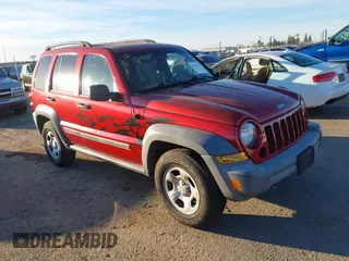 2005 Jeep Liberty Sport with VIN 1J4GK48K85W665278, listed as a IAAI auction lot 41285729 with 219,031 mi miles. Bid and sale history available at carsss.com. Image 1.
