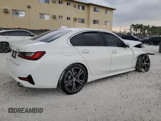 2022 BMW 3 Series 330i with VIN 3MW5R1J02N8C36224, listed as a Copart auction lot 50513865 with 22,084 mi miles and Non Repairable. Bid and sale history available at carsss.com. Image 3.