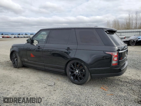 2014 Land Rover Range Rover Supercharged with VIN SALGS3TF7EA193753, listed as a Copart auction lot 48205405 with 122,881 mi miles and Clean title. Bid and sale history available at DreamBid. Image 2.