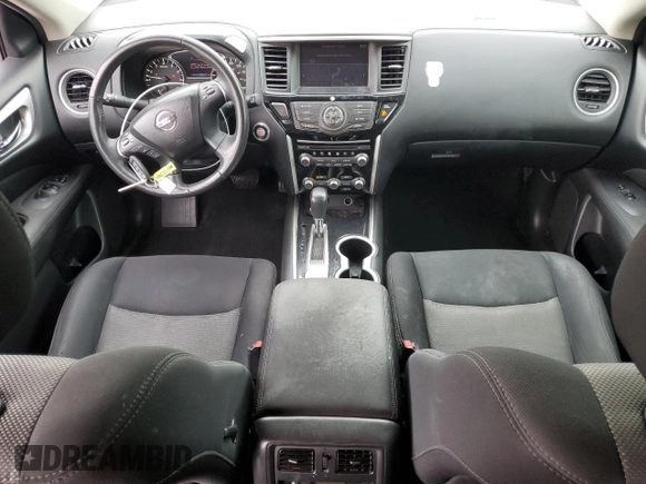2017 Nissan Pathfinder S with VIN 5N1DR2MN9HC601356, listed as a Copart auction lot 62327685 with 111,588 mi miles and Salvage title. Bid and sale history available at DreamBid. Image 8.