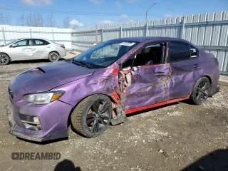 2017 Subaru WRX Limited with VIN JF1VA1L63H8814543, listed as a Copart auction lot 52857875 with 0 mi miles and Salvage Title. Bid and sale history available at carsss.com. Image 1.