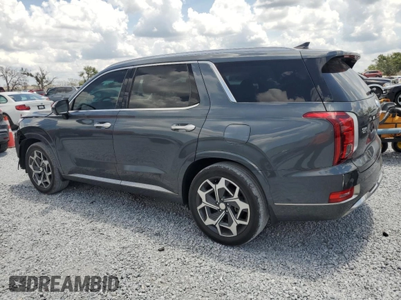 2022 Hyundai Palisade Calligraphy z VIN KM8R74HE7NU449391, wystawiony jako Copart lot #58730395 z przebiegiem 51 533 mil mil oraz Szkoda całkowita • Salvage title. Historia ofert i sprzedaży dostępna na DreamBid. Obrazek 2.