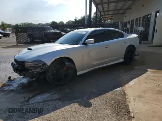 2021 Dodge Charger R/T with VIN 2C3CDXCT1MH594510, listed as a Copart auction lot 64232155 with 42,039 mi miles and Clean title. Bid and sale history available at DreamBid. Image 1.