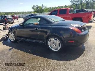 2003 Lexus SC 430 with VIN JTHFN48Y730047333, listed as a Copart auction lot 52112085 with 106,750 mi miles and Salvage title. Bid and sale history available at DreamBid. Image 2.