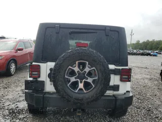 2018 Jeep Wrangler JK Unlimited Sahara with VIN 1C4HJWEG7JL928008, listed as a Copart auction lot 73210964 with 132,068 mi miles and Salvage Title. Bid and sale history available at carsss.com. Image 6.