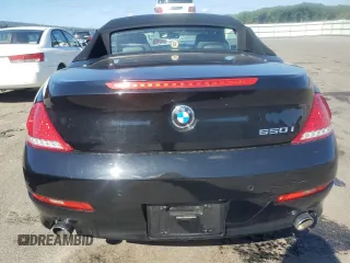 2008 BMW 6 Series 650i with VIN WBAEB53598CX60777, listed as a Copart auction lot 71001934 with 0 mi miles and Clean Title. Bid and sale history available at carsss.com. Image 6.