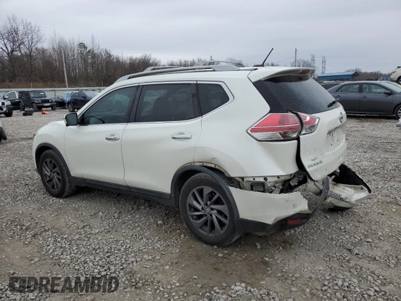 2016 Nissan Rogue SL with VIN 5N1AT2MT7GC884230, listed as a Copart auction lot 44919515 with 178,528 mi miles and Salvage Title. Bid and sale history available at DreamBid. Image 2.
