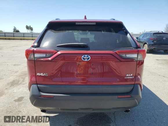2019 Toyota RAV4 Hybrid XLE with VIN 2T3RWRFV4KW041887, listed as a Copart auction lot 50651875 with 67,927 mi miles and Salvage Title. Bid and sale history available at carsss.com. Image 6.