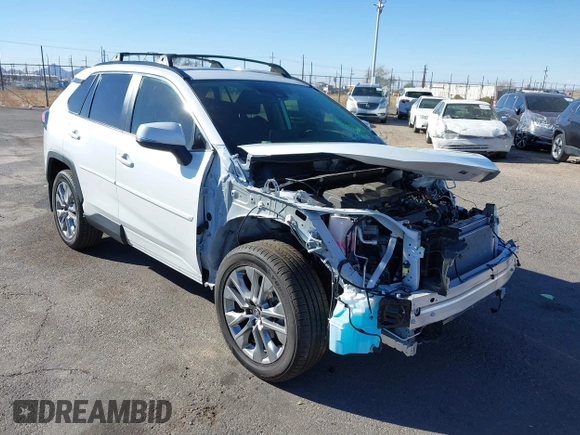 2023 Toyota RAV4 XLE Premium with VIN JTMA1RFV3PD097447, listed as a IAAI auction lot 41645983 with 14,416 mi miles. Bid and sale history available at carsss.com. Image 1.