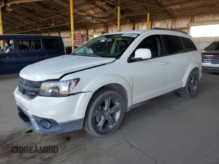 2017 Dodge Journey Crossroad Plus with VIN 3C4PDCGG2HT617762, listed as a Copart auction lot 56905505 with 112,072 mi miles and Salvage title. Bid and sale history available at DreamBid. Image 1.